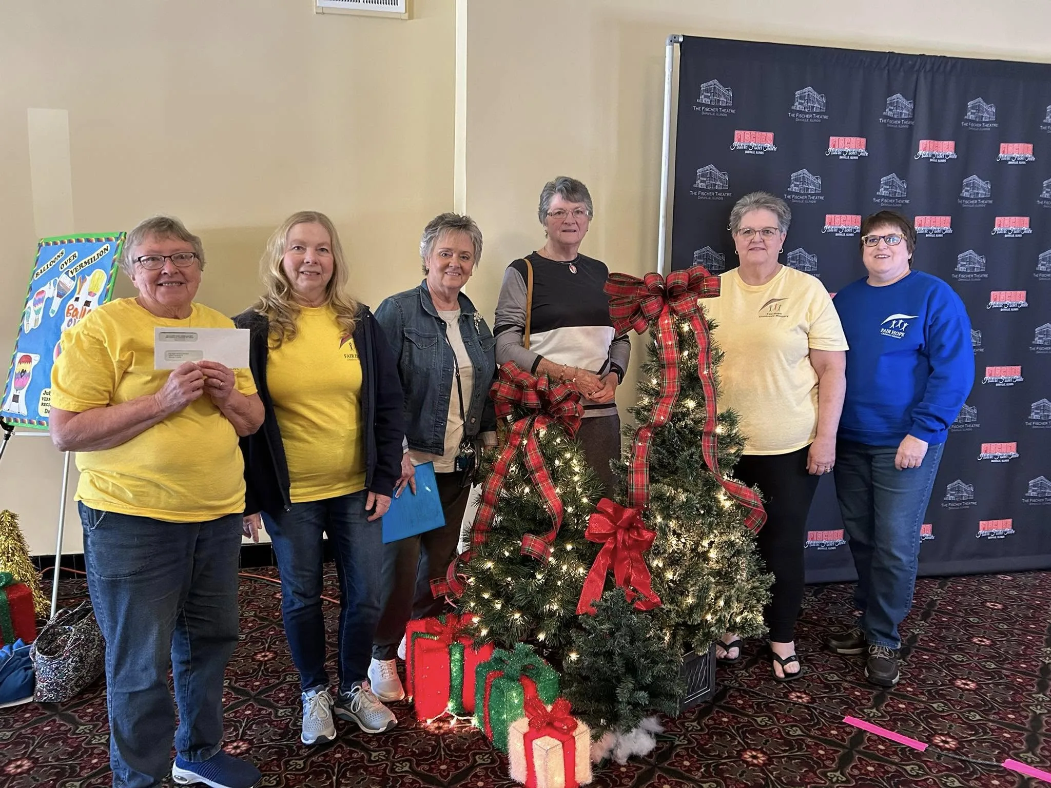 Fair Hope volunteers helping families