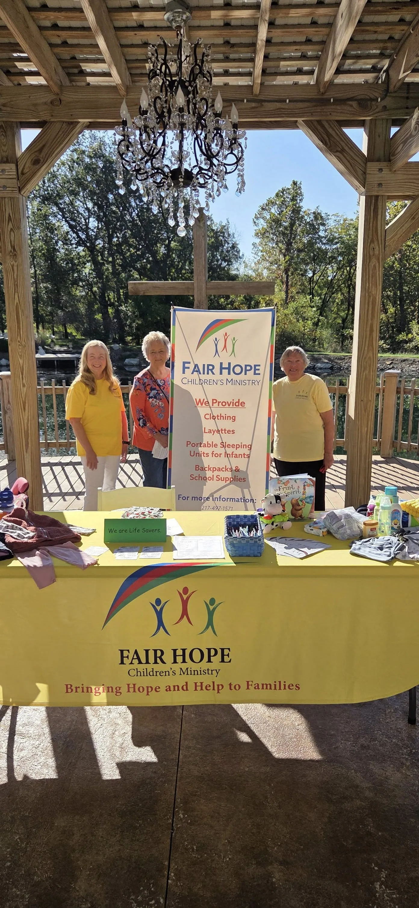 Fair Hope team serving the community
